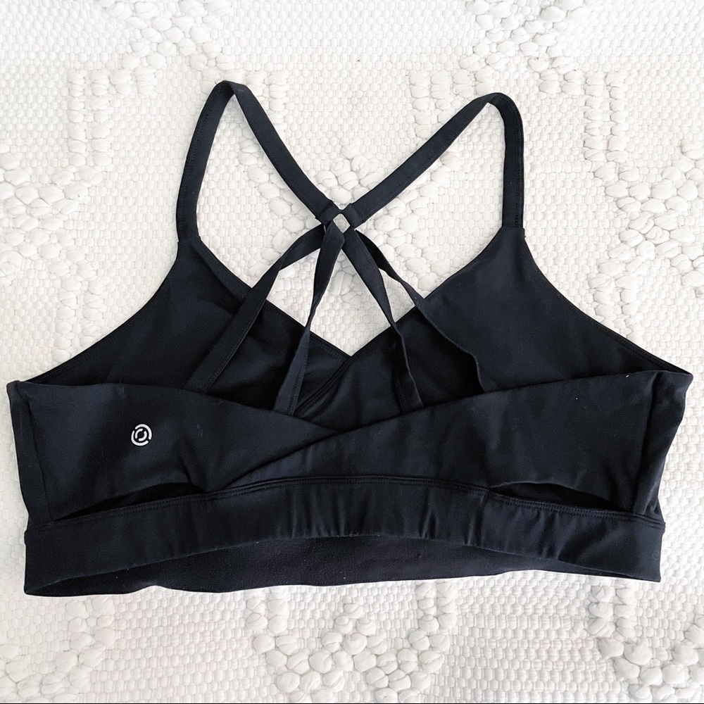 Core 10 Black Sports Bra